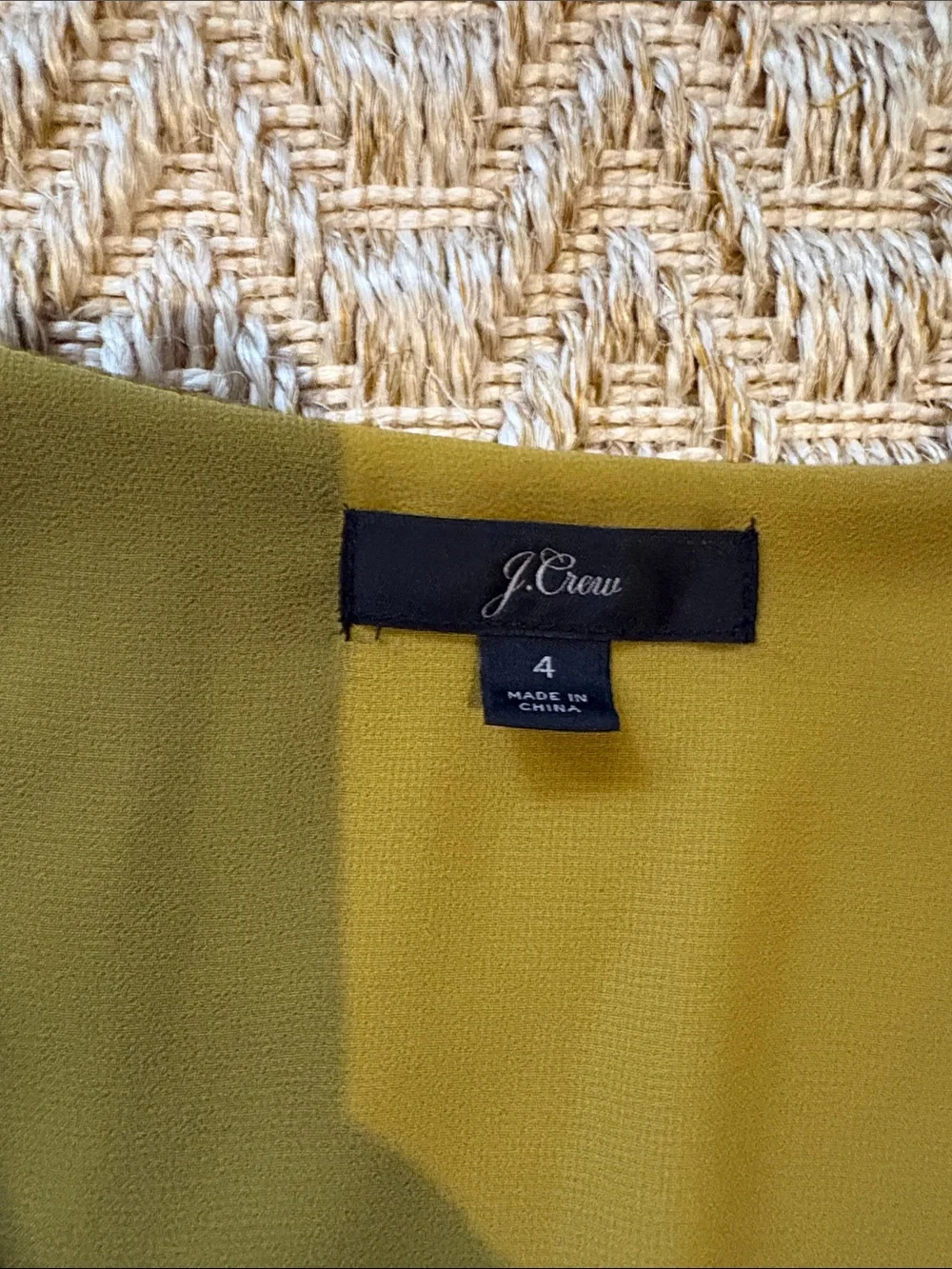 J Crew Velvet Wrap Top in gold
